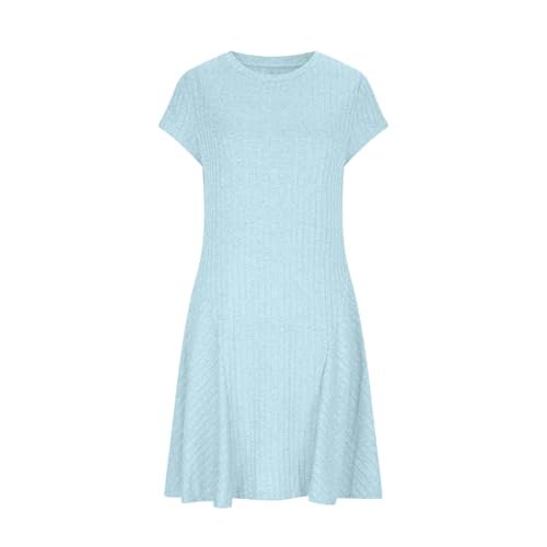 Short Sleeve Knit Swing Dress – Melrose and Market
