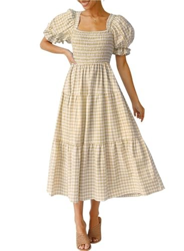 Puff Sleeve Bandana Midi Dress Sleeves Won't Hold Shape? Here's the Fix