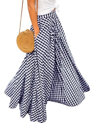 Gingham Maxi Skirt – Effortless Style for Every Season